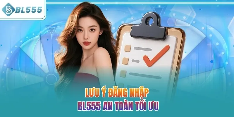 Lưu ý đăng nhập BL555 an toàn tối ưu